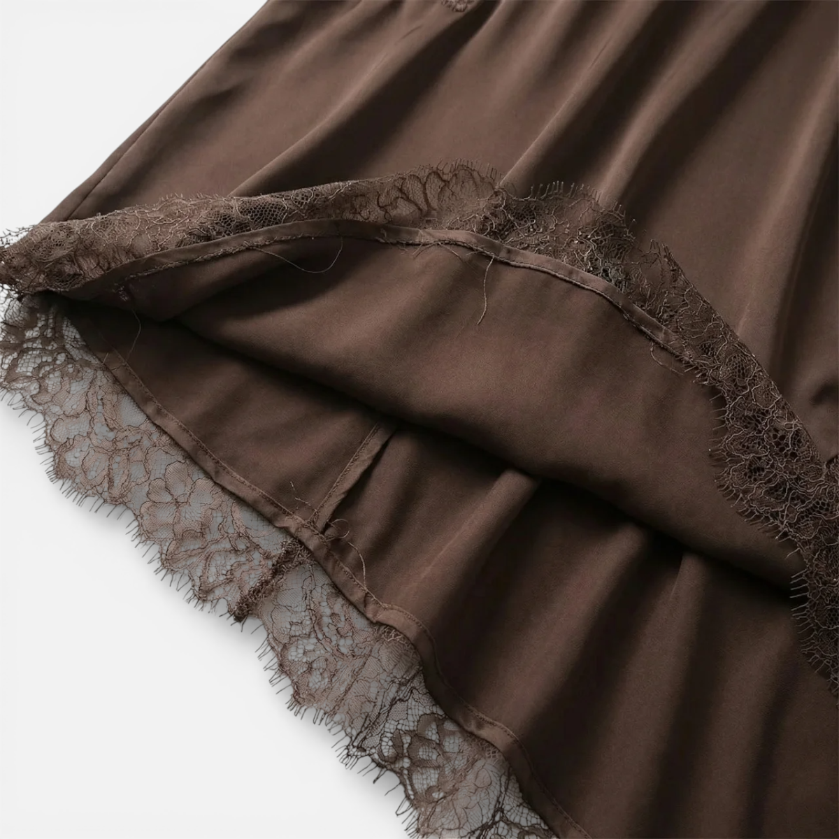 Presvell | Women’s Satin Slip Dress Midi - Elegant Evening Wear