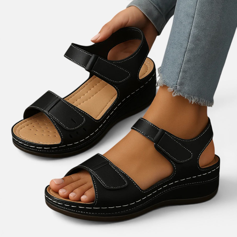 Presvell | Women's Orthopedic Sandals with Wedge Heel