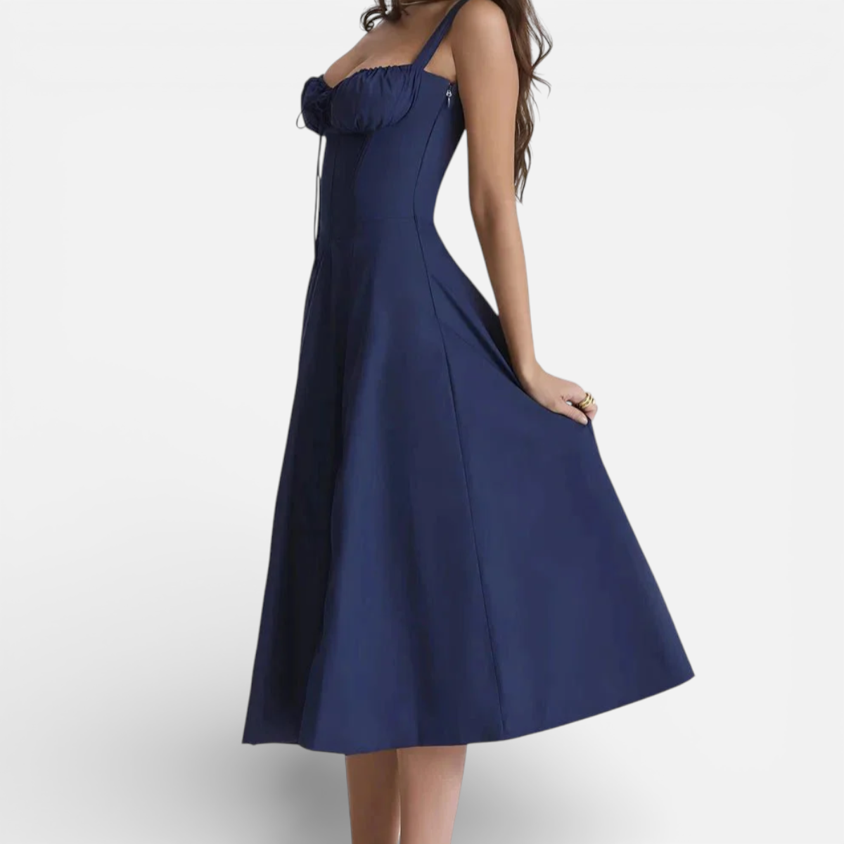 Presvell | Women’s A-Line Dress - Elegant Smart Casual Wear