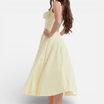 Presvell | Women’s A-Line Dress - Elegant Smart Casual Wear