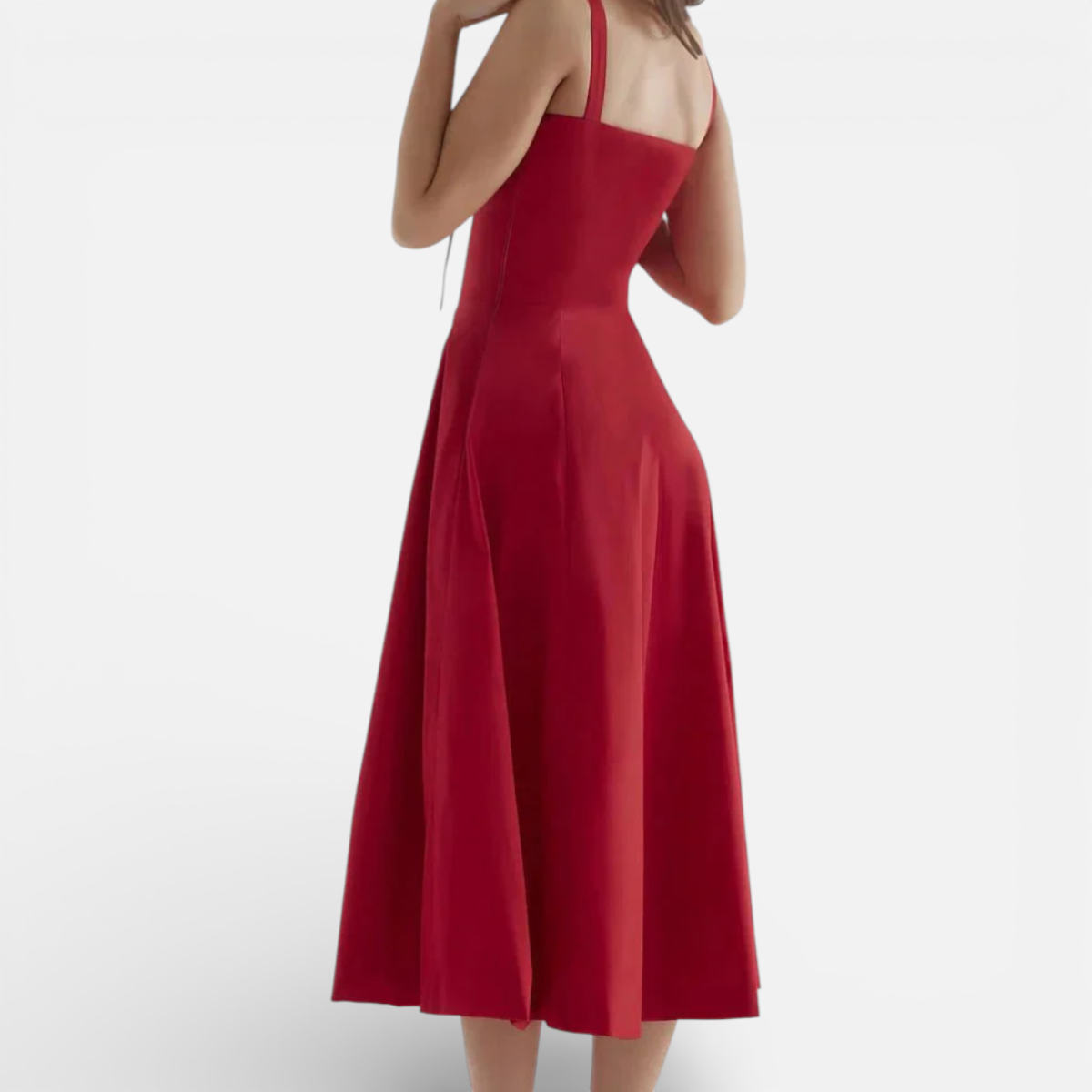 Presvell | Women’s A-Line Dress - Elegant Smart Casual Wear