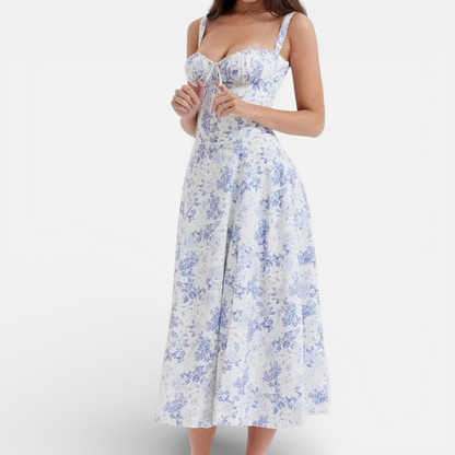 Presvell | Women’s A-Line Dress - Elegant Smart Casual Wear