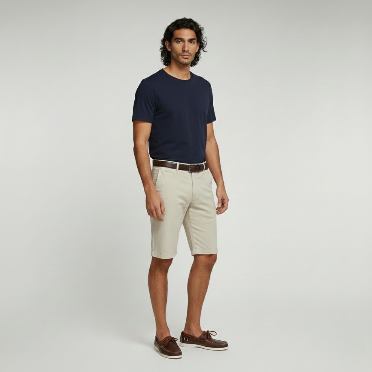 Presvell | Men’s Leather Boat Shoes - Slip On Casual Shoes