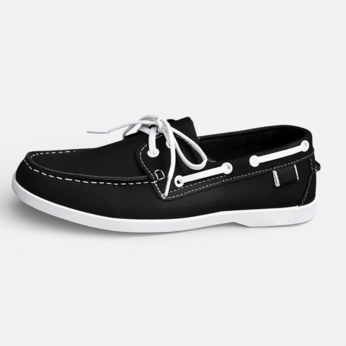 Presvell | Men’s Leather Boat Shoes - Slip On Casual Shoes