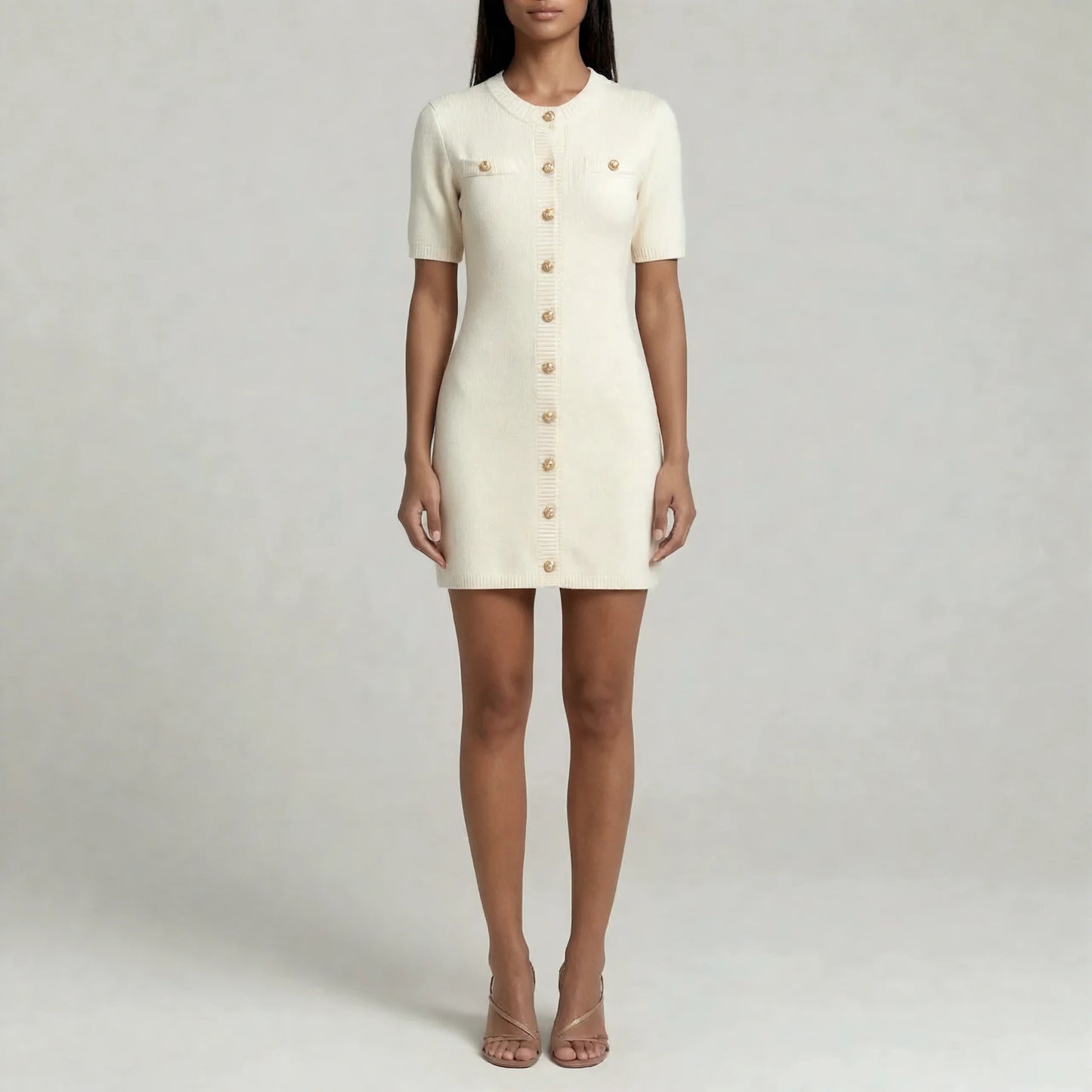 Presvell | Women’s Shirt Dress Cotton -  Comfort Smart - Casual Midi