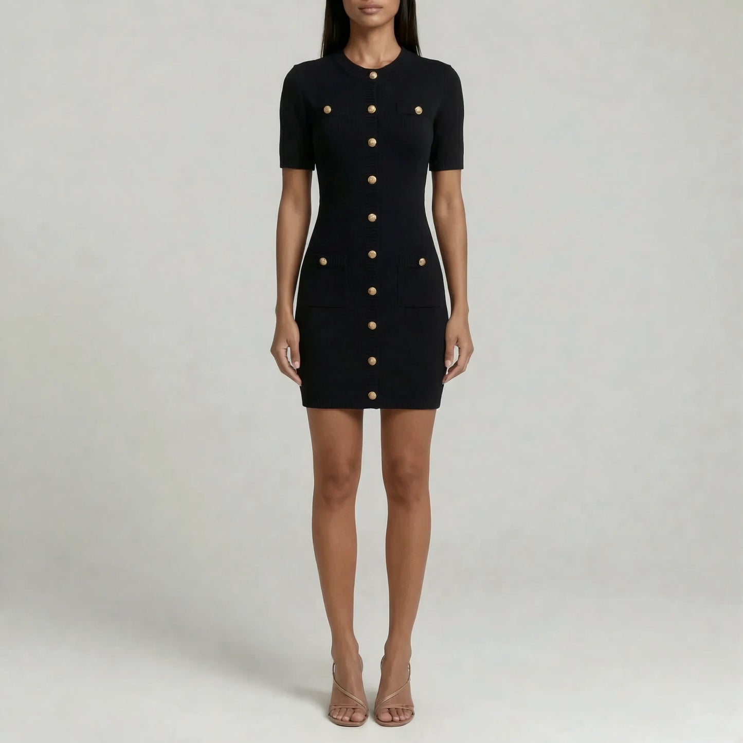Presvell | Women’s Shirt Dress Cotton -  Comfort Smart - Casual Midi