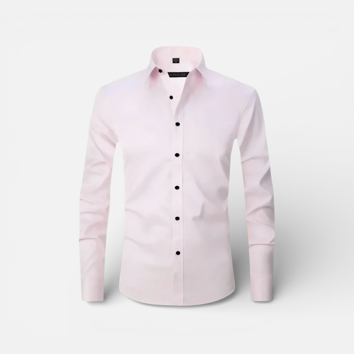 Presvell | Men’s Classic Dress Shirt - Stretch Fabric Formal Fit