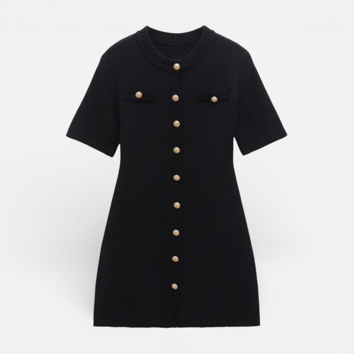 Presvell | Women’s Shirt Dress Cotton -  Comfort Smart - Casual Midi