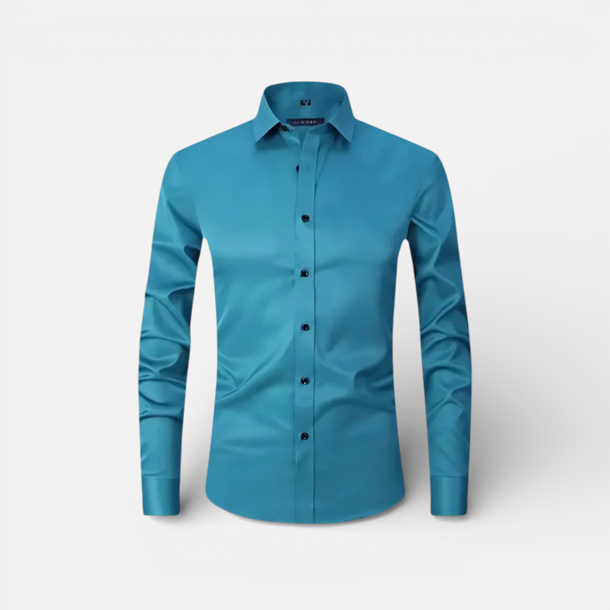 Presvell | Men’s Classic Dress Shirt - Stretch Fabric Formal Fit