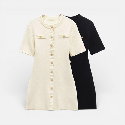 Presvell | Women’s Shirt Dress Cotton -  Comfort Smart - Casual Midi