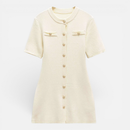 Presvell | Women’s Shirt Dress Cotton -  Comfort Smart - Casual Midi