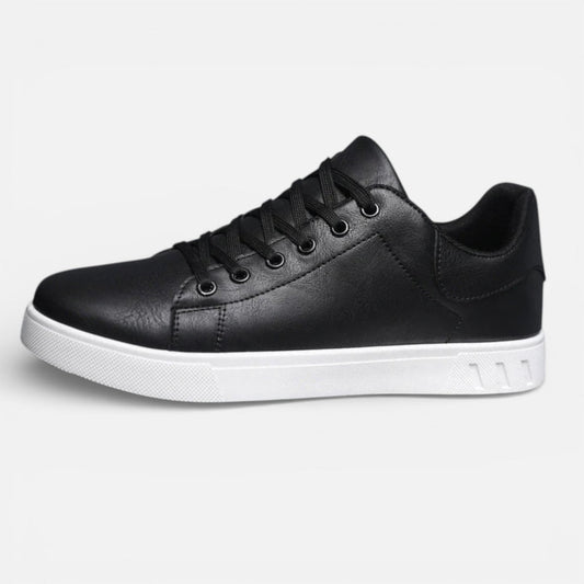 Presvell | Men’s Leather Sneakers - Durable Everyday Comfort