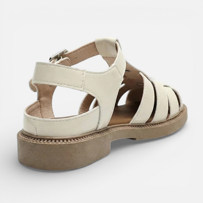 Presvell | Women’s Leather Fisherman Sandals - Comfortable Summer Shoes