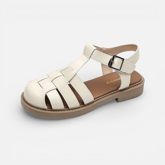 Presvell | Women’s Leather Fisherman Sandals - Comfortable Summer Shoes