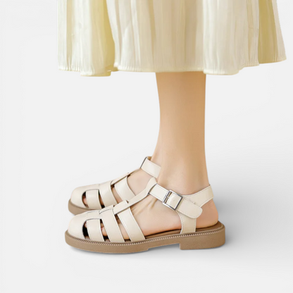 Presvell | Women’s Leather Fisherman Sandals - Comfortable Summer Shoes