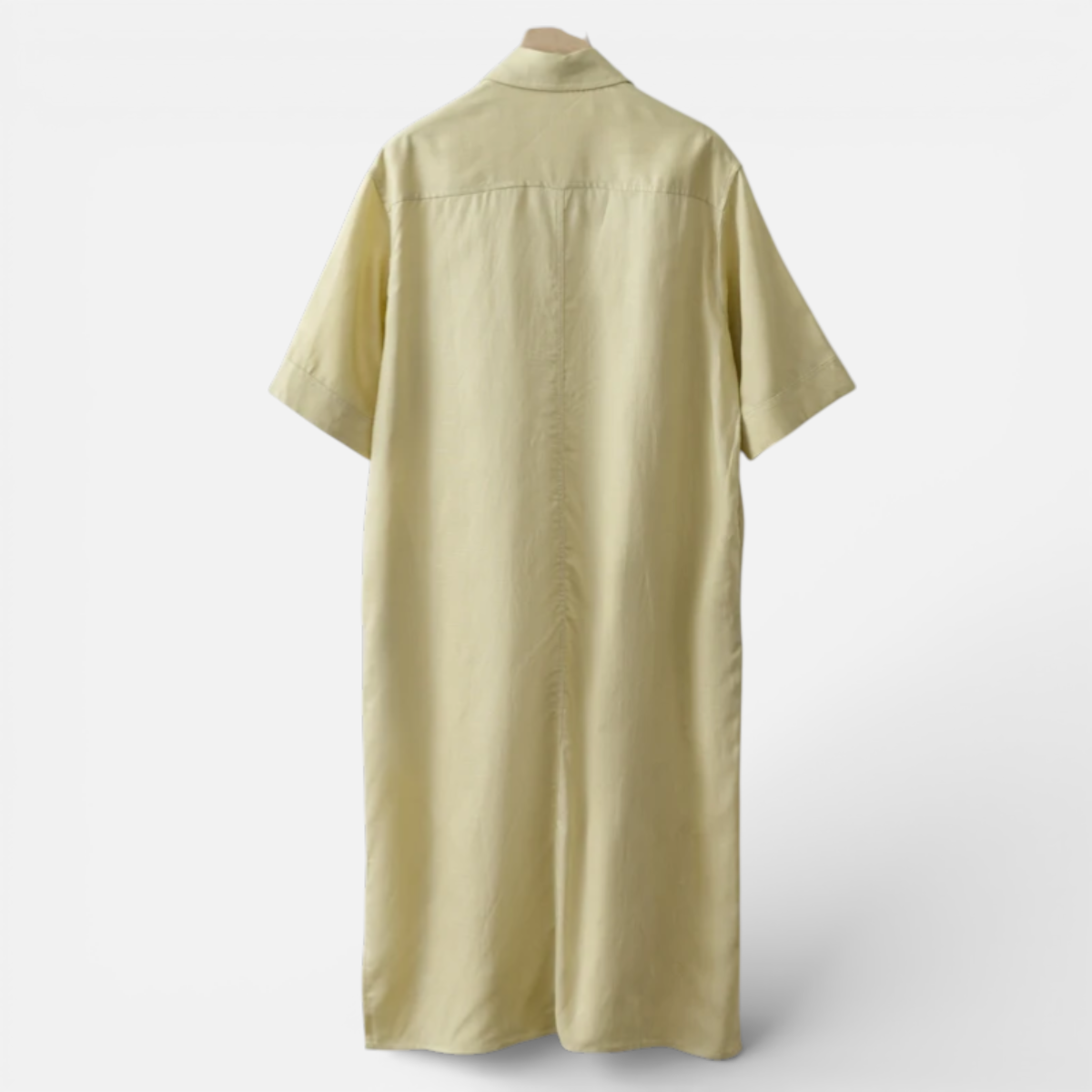 Presvell | Women’s Linen Midi Dress - Lightweight Summer Wear