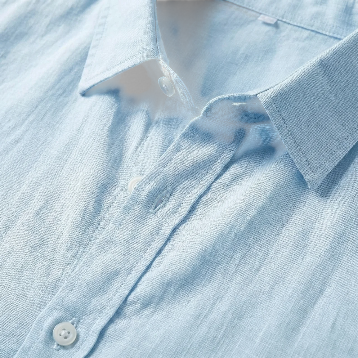 Presvell | Men’s Linen Shirt - Lightweight Summer Smart Casual