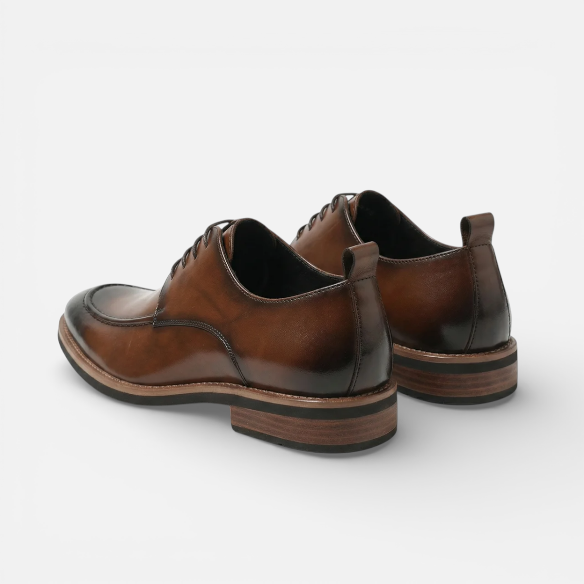 Presvell | Men’s Leather Oxford Dress Shoes - Business and Weddings