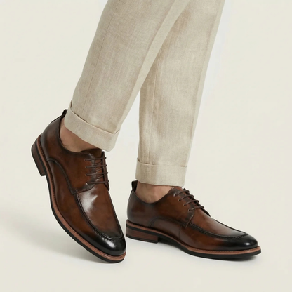 Presvell | Men’s Leather Oxford Dress Shoes - Business and Weddings