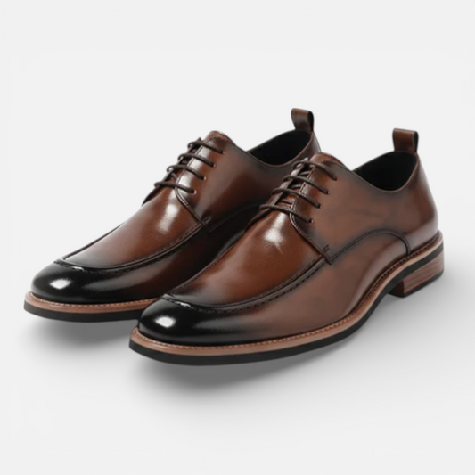 Presvell | Men’s Leather Oxford Dress Shoes - Business and Weddings