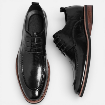 Presvell | Men’s Leather Oxford Dress Shoes - Business and Weddings