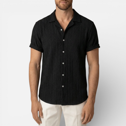 Presvell | Men’s Short Sleeve Button Down Shirt – Summer Wear