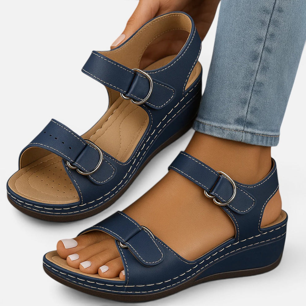 Presvell | Women's Orthopedic Sandals with Wedge Heel