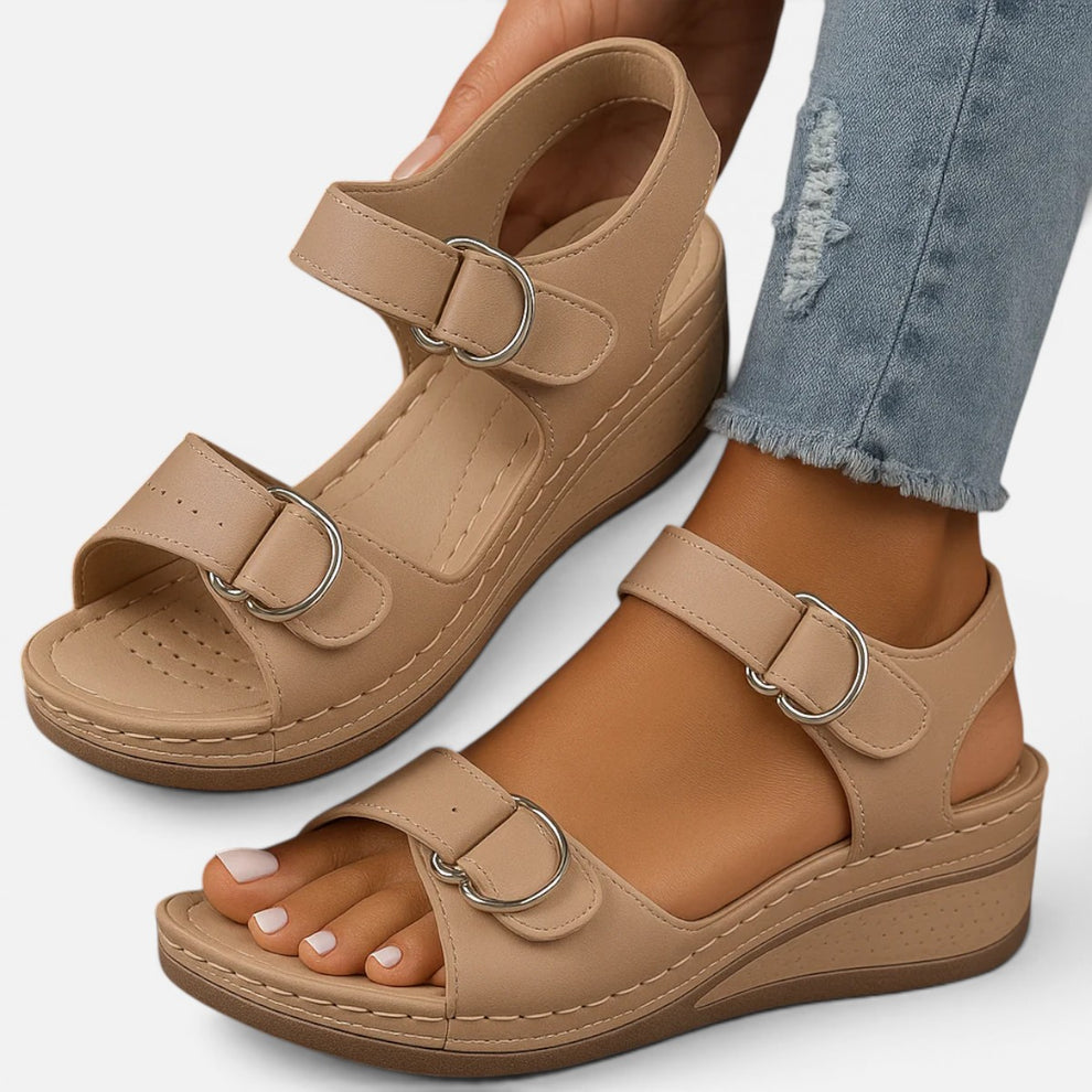 Presvell | Women's Orthopedic Sandals with Wedge Heel