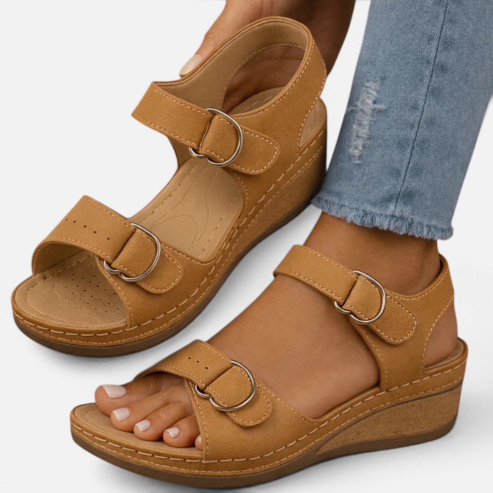 Presvell | Women's Orthopedic Sandals with Wedge Heel