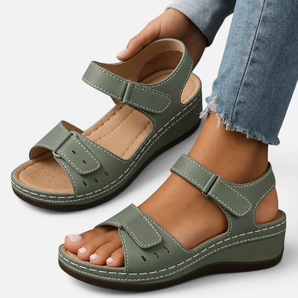 Presvell | Women's Orthopedic Sandals with Wedge Heel