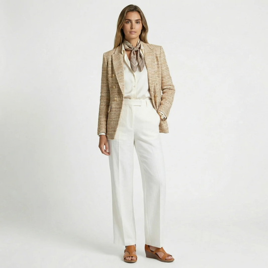 Presvell | Women’s Comfortable Wedge Sandals - Leather Summer Shoes