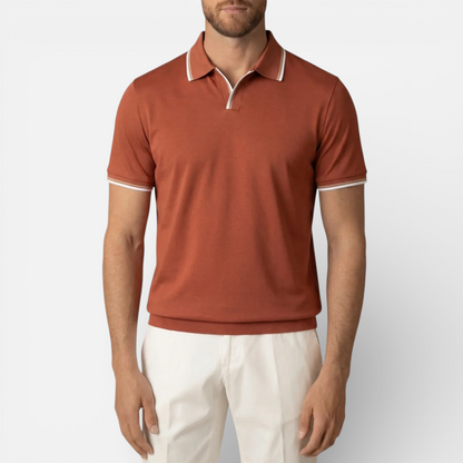 Presvell | Men’s Cotton Polo Shirt - Smart Casual Summer Top