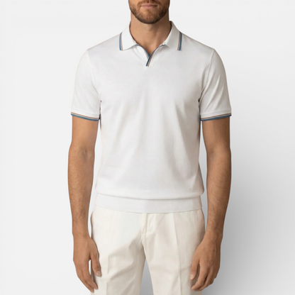 Presvell | Men’s Cotton Polo Shirt - Smart Casual Summer Top