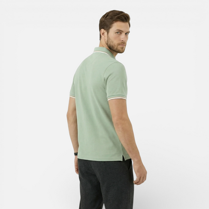 Presvell | Men’s Cotton Polo Shirt - Smart Casual Summer Top