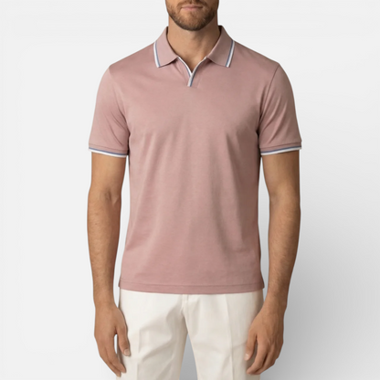 Presvell | Men’s Cotton Polo Shirt - Smart Casual Summer Top