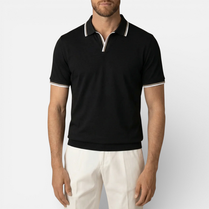 Presvell | Men’s Cotton Polo Shirt - Smart Casual Summer Top