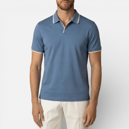Presvell | Men’s Cotton Polo Shirt - Smart Casual Summer Top
