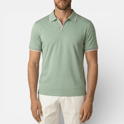 Presvell | Men’s Cotton Polo Shirt - Smart Casual Summer Top